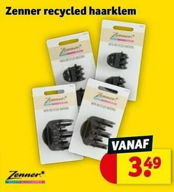 Kruidvat Zenner recycled haarklem aanbieding