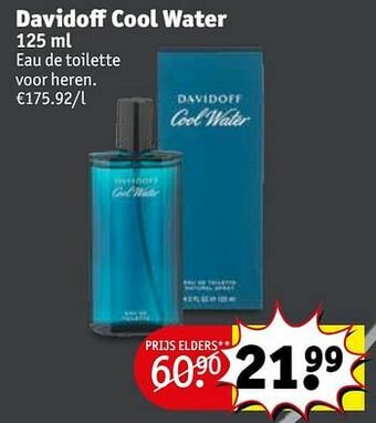 Kruidvat Davidoff cool water edt aanbieding