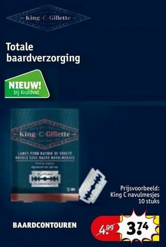 Kruidvat King c navulmesjes aanbieding