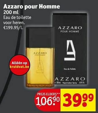Kruidvat Azzaro pour homme edt aanbieding