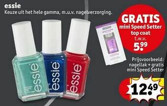 Kruidvat Nagellak + gratis mini speed setter aanbieding