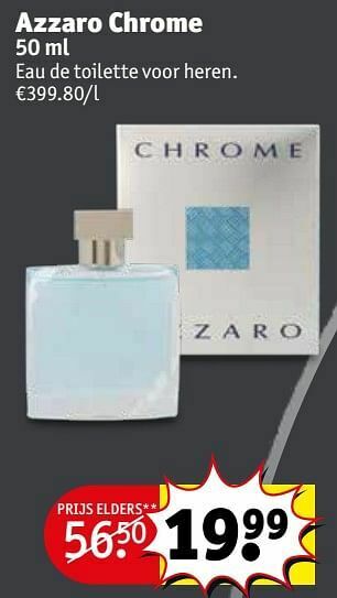 Kruidvat Azzaro chrome edt aanbieding