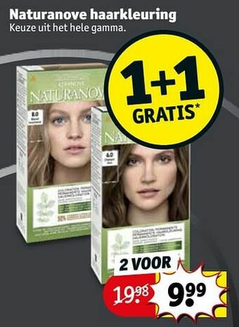 Kruidvat Naturanove haarkleuring aanbieding