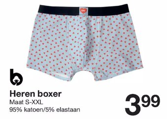 Zeeman Heren boxer S-XXL aanbieding