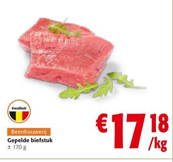 Colruyt Gepelde Biefstuk 170g aanbieding