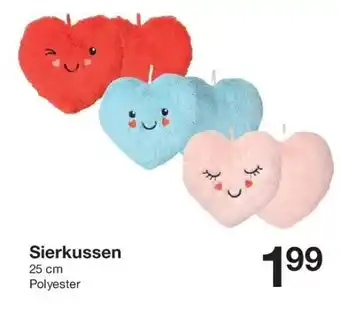 Sierkussen 25 cm polyester