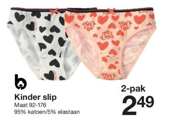 Zeeman Kinder slip aanbieding