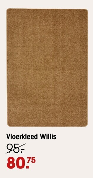Kwantum Vloerkleed willis aanbieding