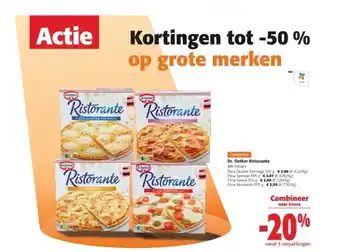 Colruyt Dr. oetker ristorante pizza quattro formaggi 340 g aanbieding
