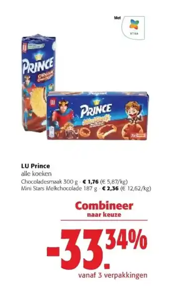 Colruyt Lu prince alle koeken chocoladesmaak 300 g aanbieding