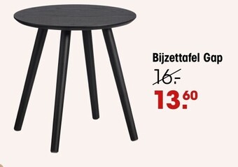 Kwantum Bijzettafel gap aanbieding