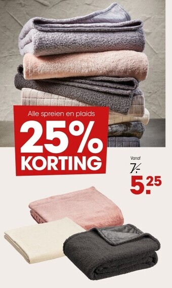 Alle spreien en plaids