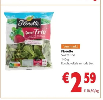 Colruyt Florette sweet trio 140 g aanbieding