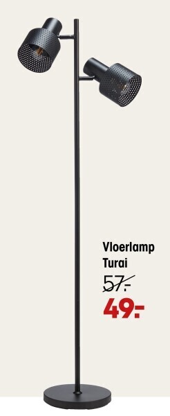 Kwantum Vloerlamp turai aanbieding