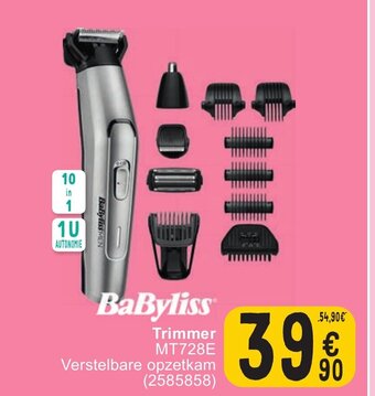 Cora Babyliss trimmer mt728e aanbieding