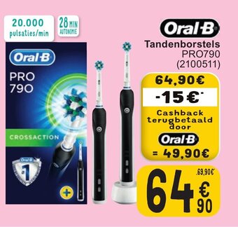 Cora Oral-b tandenborstels pro790 aanbieding