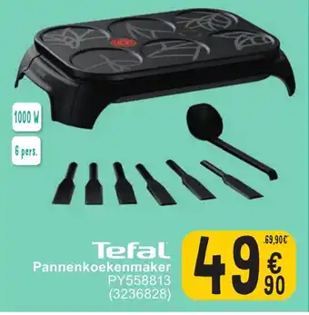 Cora Tefal pannenkoekenmaker PY558813 aanbieding