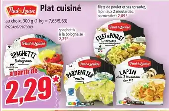 Norma Paul & Louise Plat cuisine aanbieding