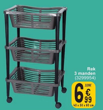 Cora Rek 3 manden aanbieding
