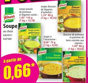 Norma Knorr Soupe aanbieding