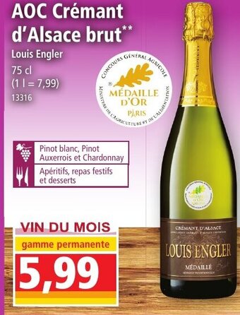Norma AOC Cremant d'Alsace brut aanbieding