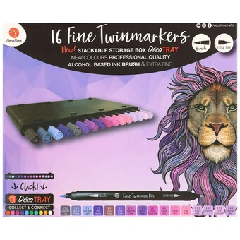 Action Decotime fine twinmarkers aanbieding
