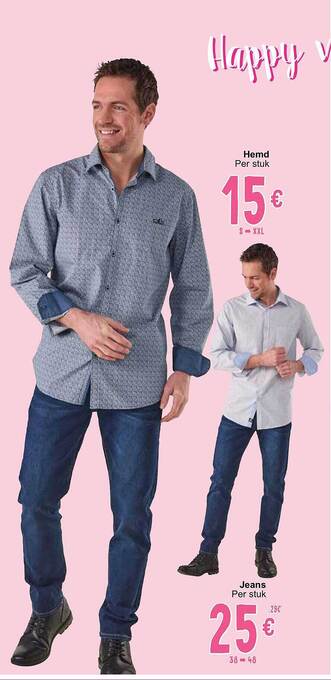 Cora Hemd, jeans aanbieding