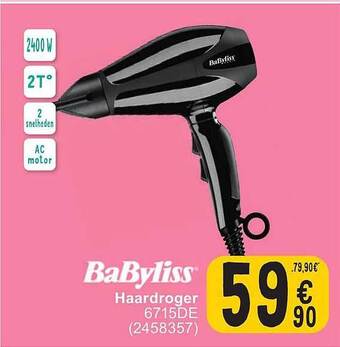 Cora Babyliss haardroger aanbieding