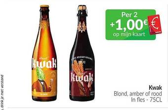 Intermarché Kwak blond, amber of rood aanbieding