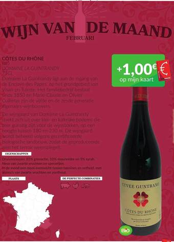 Intermarché Côtes du rhône aanbieding