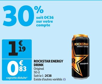 Rockstar energy drink original 50cl