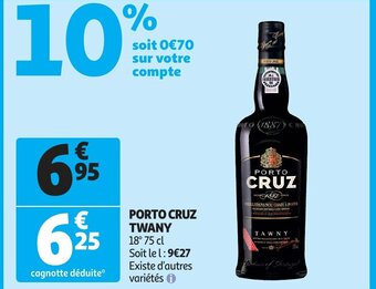 Porto cruz twany 75cl