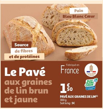 Pave aux graines de lin 300g