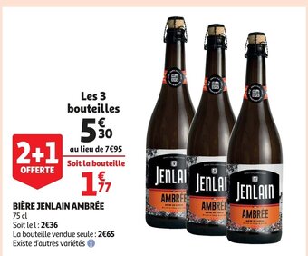 Auchan Biere jenlain ambree 75cl aanbieding