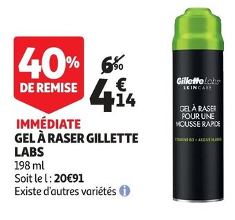 Gel a raser gillette labs 198ml