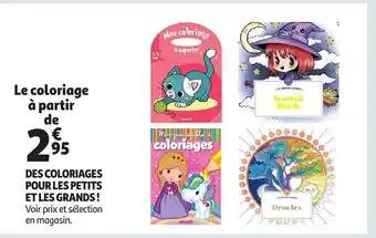 Auchan Des coloriages pour les petits et les grands! aanbieding