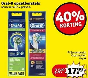 Kruidvat Cross action aanbieding