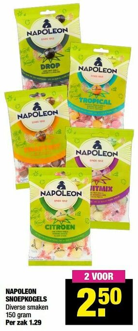 Napoleon snoepkogels