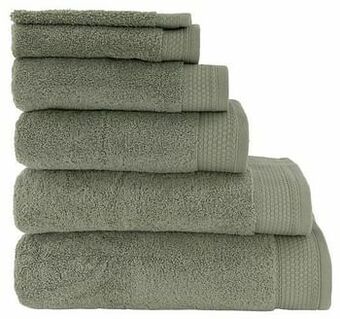 HEMA Handdoeken - Hotel Extra Zwaar Groen (groen)