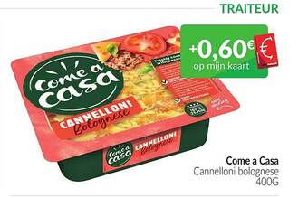 Intermarché Come a casa cannelloni bolognese aanbieding