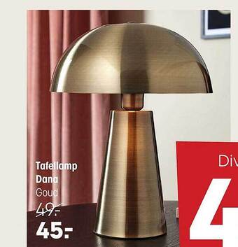 Kwantum Tafellamp dana aanbieding