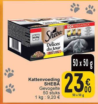 Cora Kattenvoeding sheba aanbieding