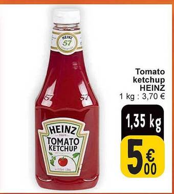 Cora Tomato ketchup heinz aanbieding
