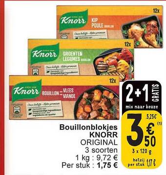 Bouillonblokjes knorr