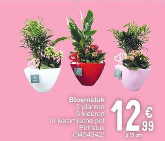 Cora Bloemstuk aanbieding