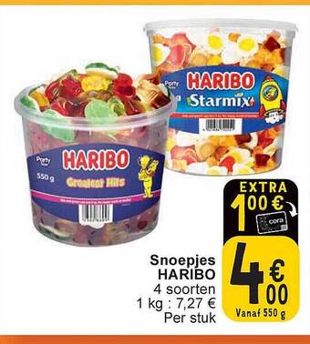 Cora Snoepjes haribo aanbieding