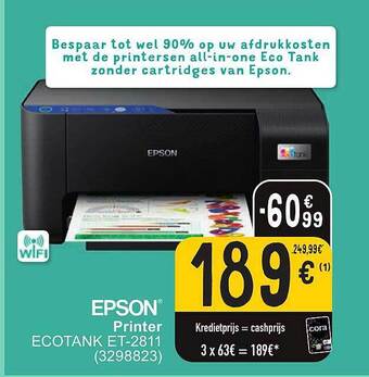 Cora Epson printer aanbieding