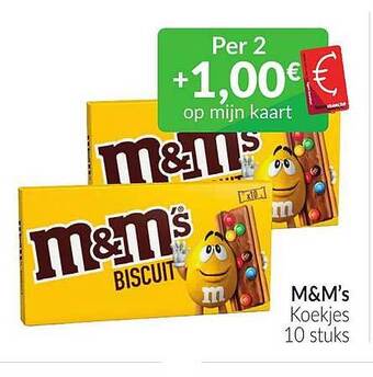 Intermarché M&m's koekjes aanbieding