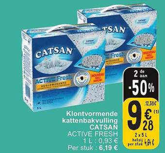 Klontvormende kattenbakvulling catsan