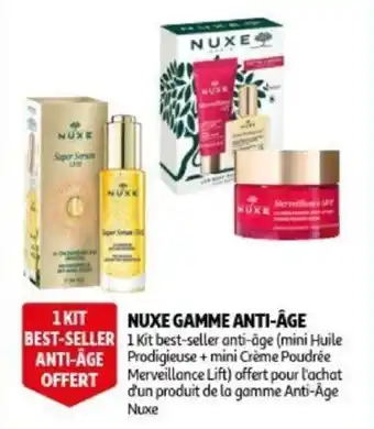 Nuxe Gamme Anti-Age Mini Huile Prodigieuse + Mini Creme Poudree Merveillance